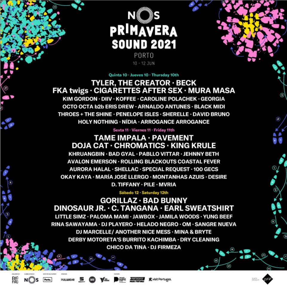 Festival NOS Primavera Sound 2021 no Porto com Gorillaz, Tame Impala e