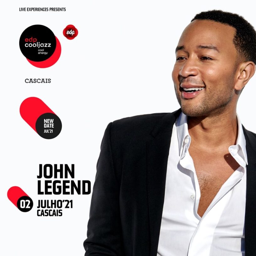 EDP Cool Jazz 2021 reconfirmou John Legend no dia 2 de julho (adiado
