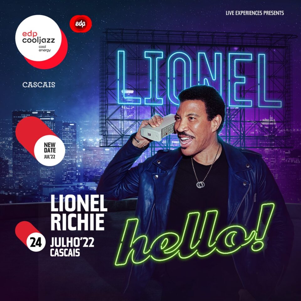 Lionel Richie reconfirmado no EDP Cool Jazz 2022 no dia 24 de julho