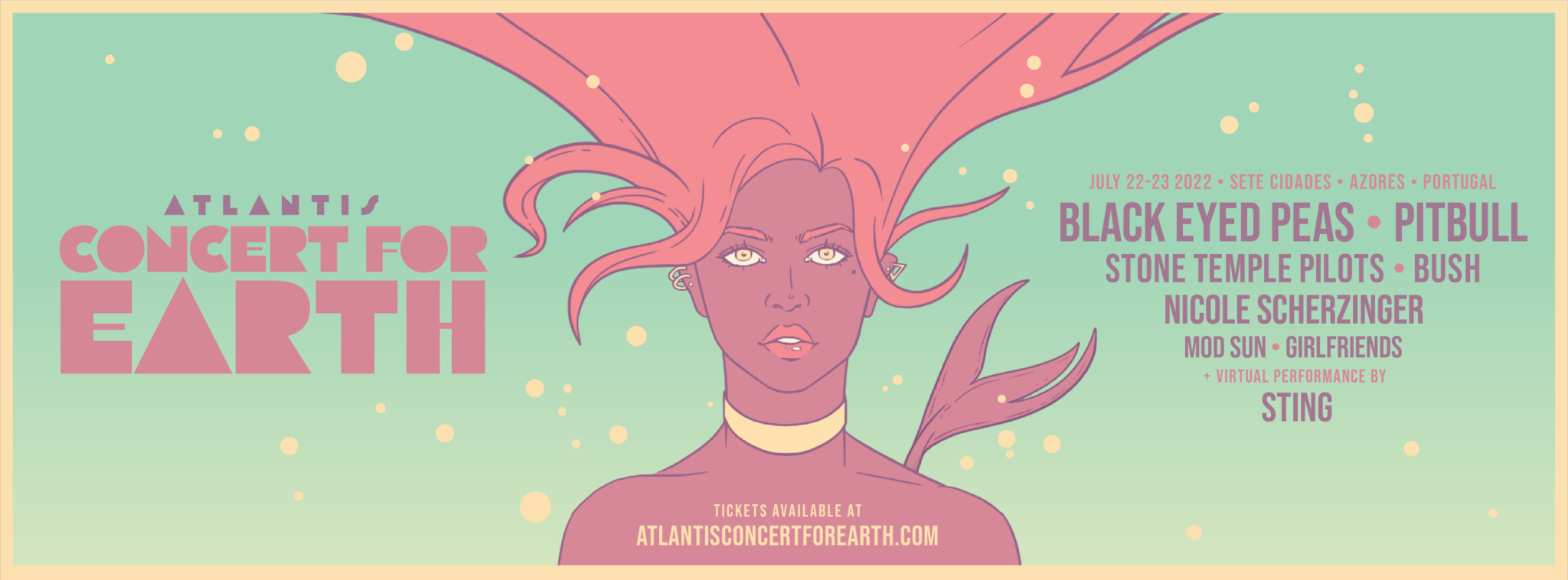Atlantis Concert for Earth 2022 realizase nos Açores com os Black Eyed